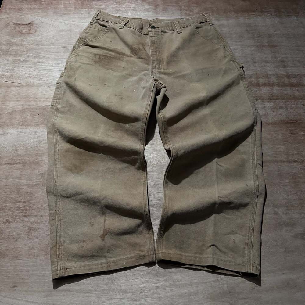 Carhartt B11 Brown Duck Canvas Carpenter Relaxed Work Pants